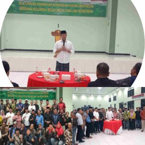 Silaturahmi Ramadhan, Dandim 0809/Kediri Bersama Media dan LSM Perkuat Sinergi Kawal Program Nasional