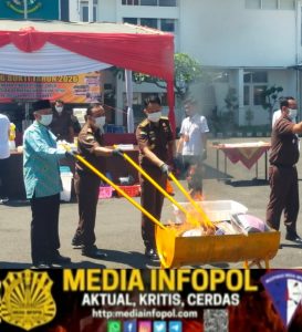 Pemusnahan Barang Bukti Dan Barang Rampasan Dari 116 perkara Kajari konsistensi Dalam tahun 2026 Kedepan.