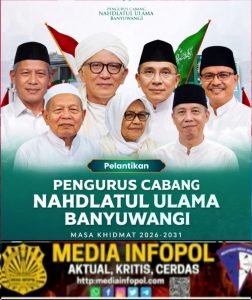 Achmad Turmudzi Nahkodai Tanfidziyah, Ini Daftar Lengkap Pengurus PCNU Banyuwangi