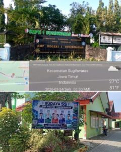 PPDB SMPN 1 Sugihwaras Tahun Ajaran 2026/2027 Resmi Dibuka, Sekolah Sejuk dan Guru Profesional Jadi Daya Tarik Utama