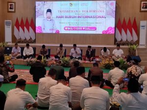 Momentum Hari Buruh Internasional Gus Bupati Seluruh Elemen Tasyakuran Dan Doa’ Bersama Mewujudkan Jember Sejahtera