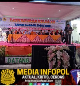 Tasyakuran Kelas XII SMK Negeri 5 Jember: Syukur Hari Ini100 % Lulus & Sukses Di Masa Depan