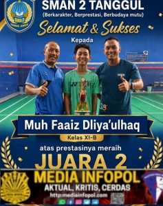 SMA 2 Tanggul Kembali Meraih prestasi yang Luar Biasa di seleksi 02SN Tingkat kabupaten Jember