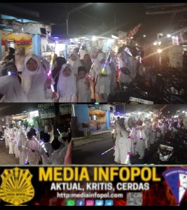 Hari Raya Idul Adha, Lembaga Pendidikan dan Sosial AT-TAQWA Gelar Takbir keliling Desa