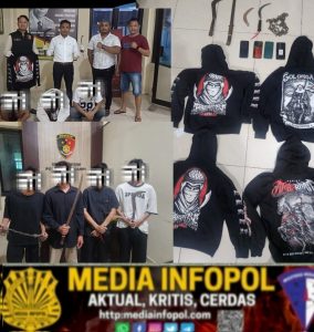 Tindak Tegas Premanisme! Polresta Banyuwangi Amankan Komplotan Pemuda Bersajam di Blimbingsari