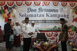 Perdana, Sedekah Bumi Dikemas Doa Bersama dan Selamatan Kampung Warga Mirah Delima