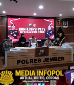 Polres Jember Ungkap 24 kasus tindak pidana narkotika Dan mengamankan 30 tersangka