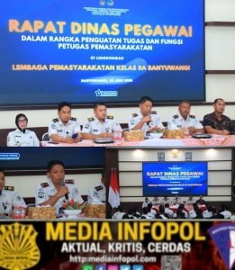 Tegakkan Aturan Tanpa Kompromi, Kalapas Banyuwangi Beri Arahan kepada Pegawai Demi Stabilitas Keamanan Lapas