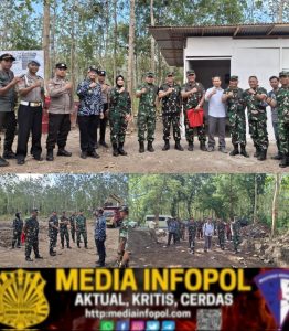 Dandim 0825/Banyuwangi Dampingi Tim Pengawas Kemhan Tinjau Pembangunan Batalyon TP di Purwoharjo