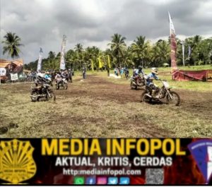Polresta Banyuwangi Gelar Motocross Manol Gabah, Padukan Olahraga dan Budaya Tani