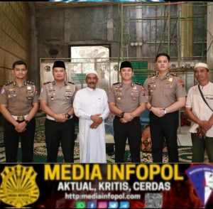 Wakapolres kunjungan silaturahmi kediaman habbeb Hadi di kecamatan tanggul.