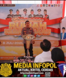 Langkah Nyata akademik ;Wakapolres Jember Resmikan Rumah Kebangsaan