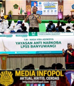 MATAMUDA MAN 1 Banyuwangi Bekali Siswa Baru soal Bahaya Narkoba dan Konsekuensi Hukumnya