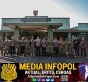 Kapolres Jember Sambangi Kodim 0824 ; Memperkuat Solidaritas, Sinergi Dan Ketertiban Masyarakat