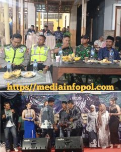 ​Potret Sinergitas di Bojonegoro: Bhabinkamtibmas dan Babinsa Hadir Lecehkan Sekat, Amankan Pesta Warga