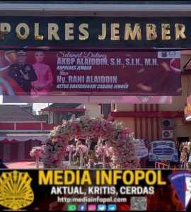 AKBP ALaiddin,S.H.,S.I.K.,M.H. Resmi Jabat Kapolres Jember