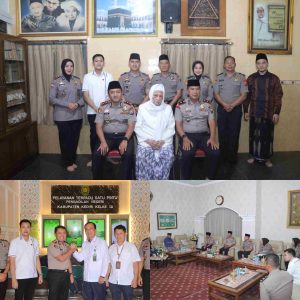 Bangun Jejaring Lintas Elemen, Kapolres Kediri Sambangi TNI, Ulama hingga Ketua PN