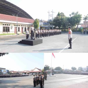 Kapolres Kediri Ingatkan Jajaran Tak Underestimate Jelang Perayaan HUT RI