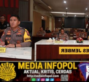 Dukung Swasembada Jagung, Wakapolres Jember Ikuti Zoom Meeting Program Ketahanan Pangan