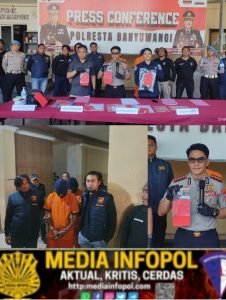 Gagalkan Pelarian 5c Jaringan Maling Uang Nasabah Rp1,1 Miliar, Polresta Banyuwangi Bekuk 2 Pelaku