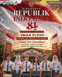 Semarak HUT ke-81 RI, SMAN Ploso Gelar Serangkaian Lomba: Merdeka Bermain, Merdeka Berkarya