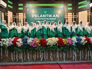 Fatayat NU Babat Resmi Dilantik, Umi Nur Faridah Tegaskan Marwah, Amanah dan Kerja Tuntas