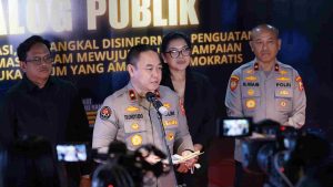 Kawal Aspirasi, Tangkal Disinformasi, Polri Dorong Ruang Demokrasi Tetap Aman melalui Dialog Publik