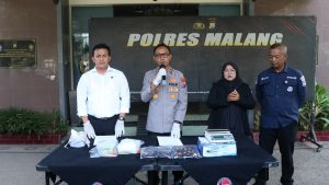 Polres Malang Gagalkan Peredaran 1,1 Kg Sabu dan Ribuan Ekstasi Asal Jakarta
