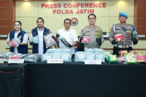 Polda Jatim Ungkap 1.870 Kasus Narkoba, 2.382 Tersangka Diamankan