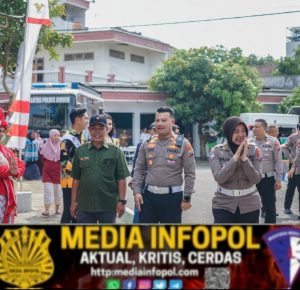Kasat Lantas Polres Jember Sambut Tim Penilai Kampung Tertib Lalu Lintas Polda Jatim