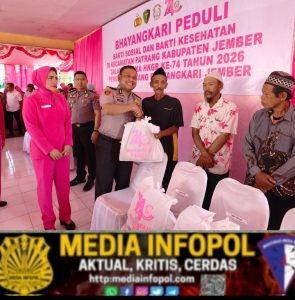 Kapolres Jember ; Kepedulian Bhayangkari Wujud Kedekatan Polri Dengan Masyarakat Begitu Besar
