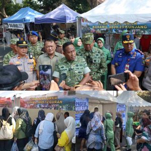 Sambut HUT Ke-81 TNI, Kodim 0809/Kediri Gelar Bazar UMKM dan Pameran Alutsista