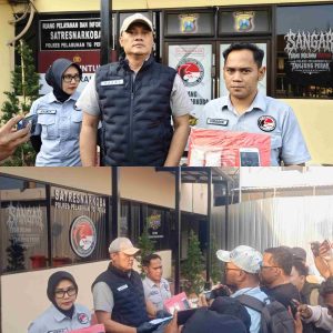 Polres Pelabuhan Tanjung Perak Amankan Tersangka Kurir bawa 100,72 gram Sabu
