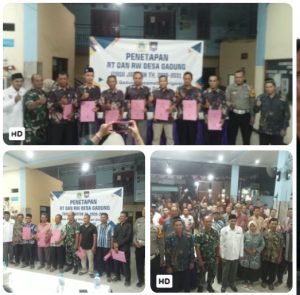 Penetapan RT dan RW Se Desa Gadung Periode 2026 – 2031 Berjalan lancar tanpa halangan.
