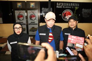 Polres Pelabuhan Tanjung Perak Amankan Tersangka Pengedar Narkoba Sita 42 Gram Sabu