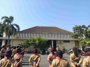 Saka Bhayangkara Kediri Kota Dibekali Kedisiplinan, Jadi Generasi Muda yang Tangguh dan Bijak Bermedia Sosial