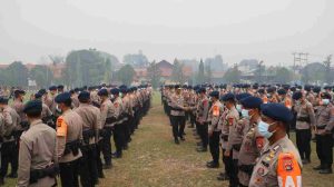 10 Personel Pusdokkes Polri dan 200 Brimob NTB Perkuat Penanganan Karhutla di Kalteng, Kapolda: Fokus di 6 Wilayah Rawan