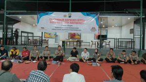 Dengarkan  aspirasi, Kapolres Kediri  Cangkrukan bersama masyarakat