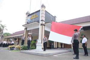 Merawat Persatuan, Polres Kediri Kota Peringati Hari Sumpah Pemuda dengan Khidmat
