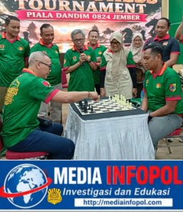 Ratusan Pecatur Serbu AULA KODIM 0824 JEMBER DI Turnamen CATUR PIALA DANDIM SAMBUT HUT TNI KE-81*