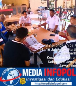 PERTEMUAN DUA TOKOH BULUTANGKIS JEMBER: AINUR ROFIQ TEMUI ERVAN FRIAMBODO, Ketua KONI BAHAS MASA DEPAN BULUTANGKIS JEMBER