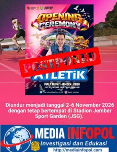 PASI Jember Catat Antusiasme Luar Biasa, Lebih dari 1.800 Atlet Ikuti Technical Meeting Kejuaraan Atletik 2026
