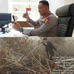 Kapolri Suyudi Beri Dukungan kepada Iptu Agus yang Alami ISPA saat Bertugas Padamkan Karhutla